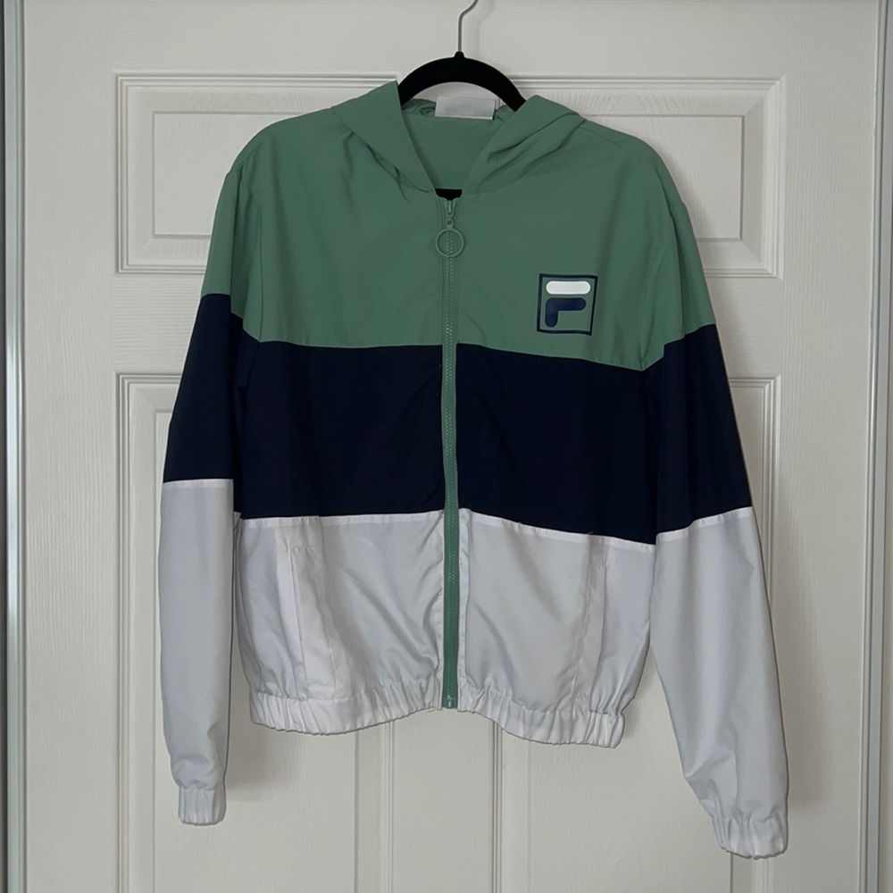 FILA zip up jacket with hoodie